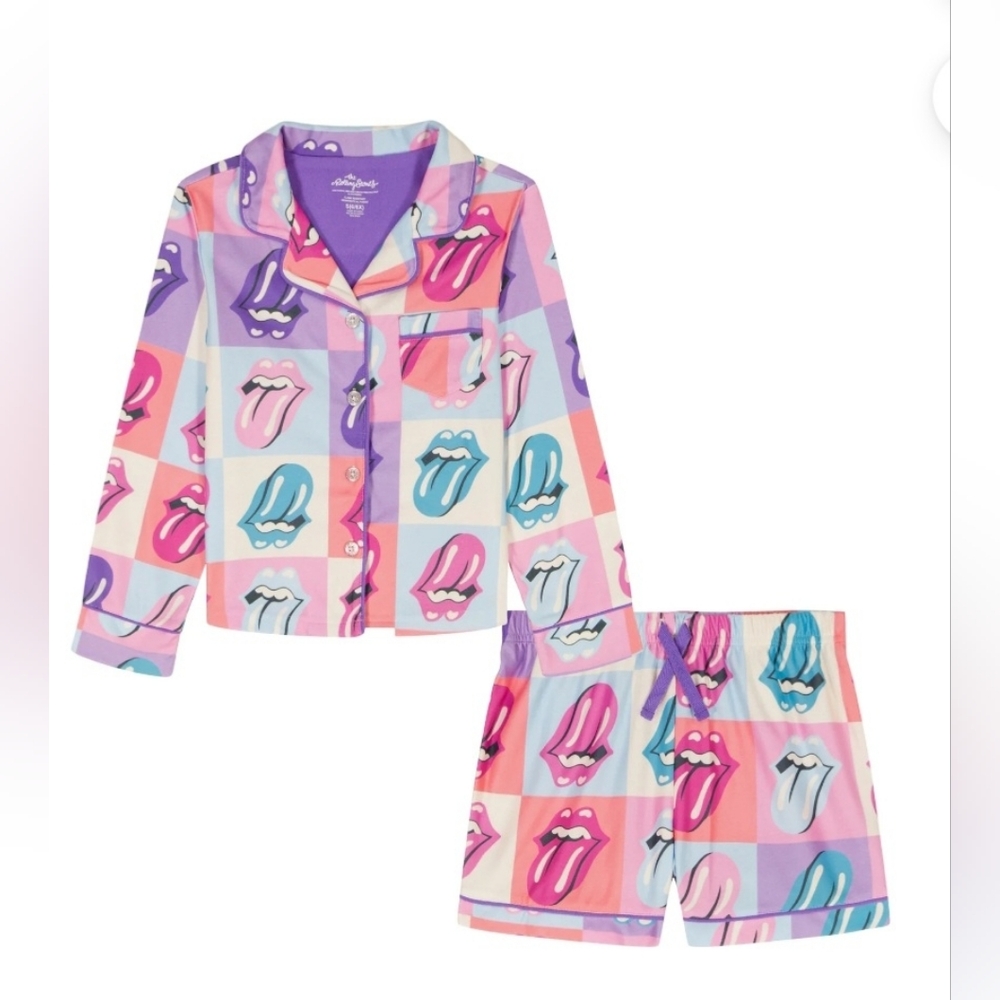 The Rolling Stones Kids Pajama Set
